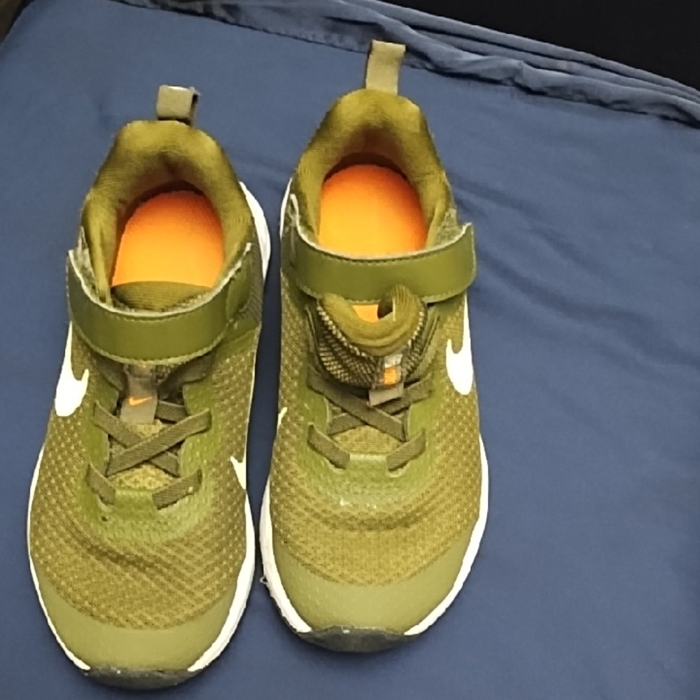 Nike Kids Olive Green Sneakers